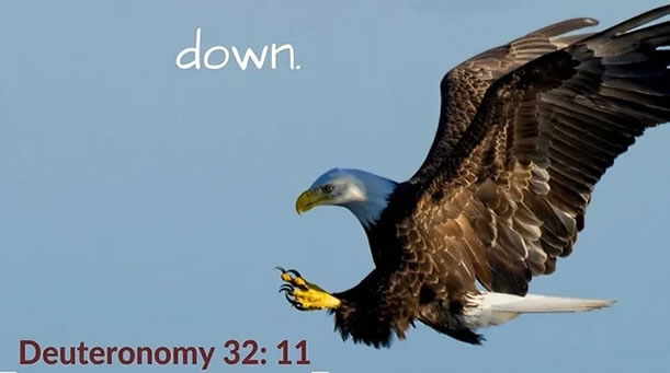 He will carry you on eagles wings.
