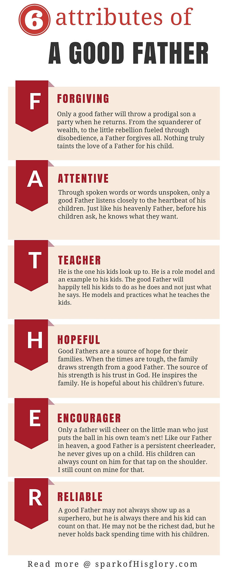 6 Attributes of a Good Father